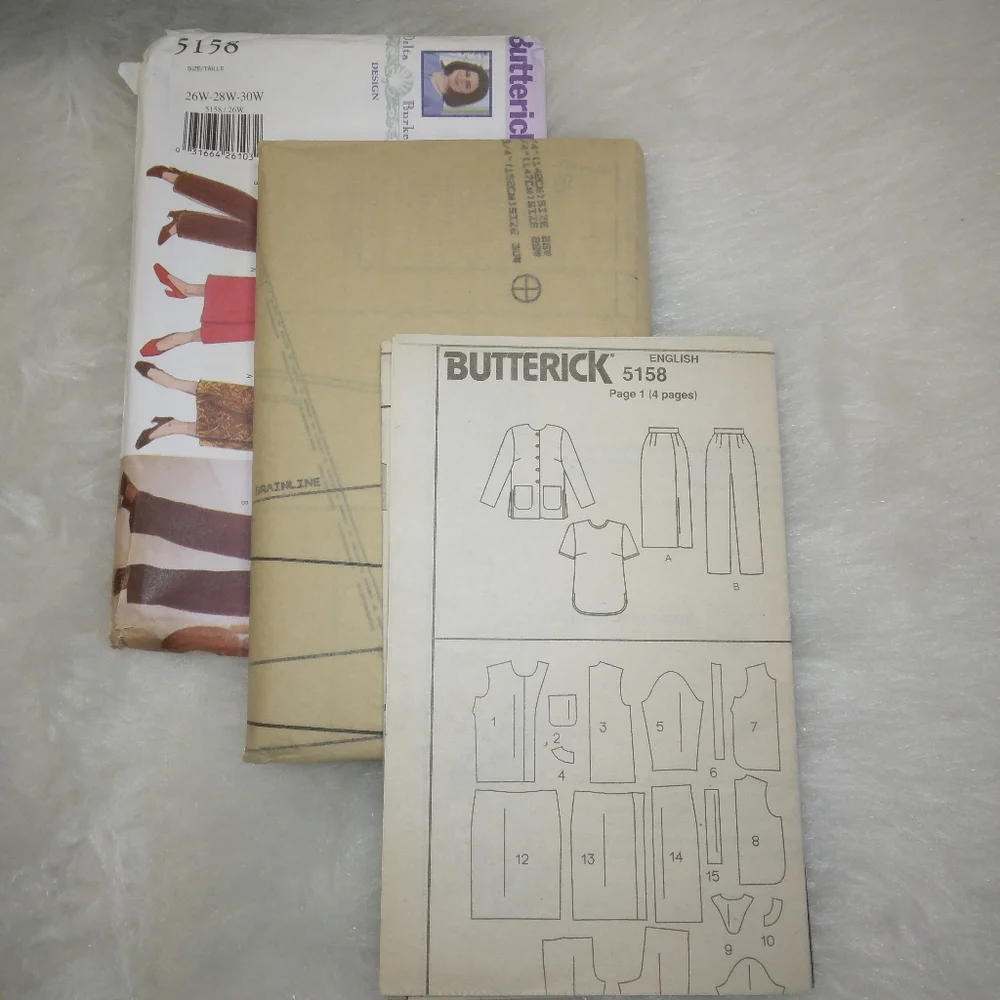 Butterick delta top